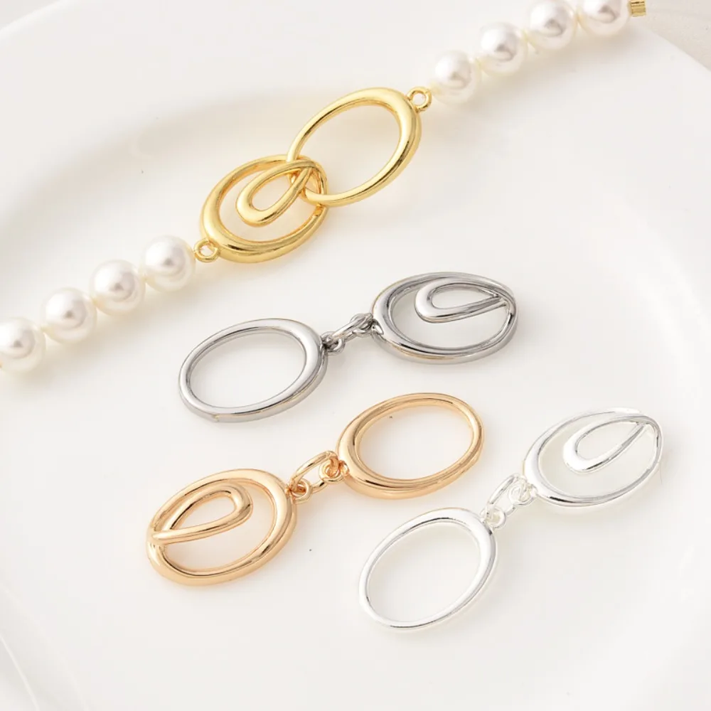 

Позолоченная застежка для блокирующего браслета 14 карат, жемчужное ожерелье своими руками, соединительная застежка из серебра и белого золота