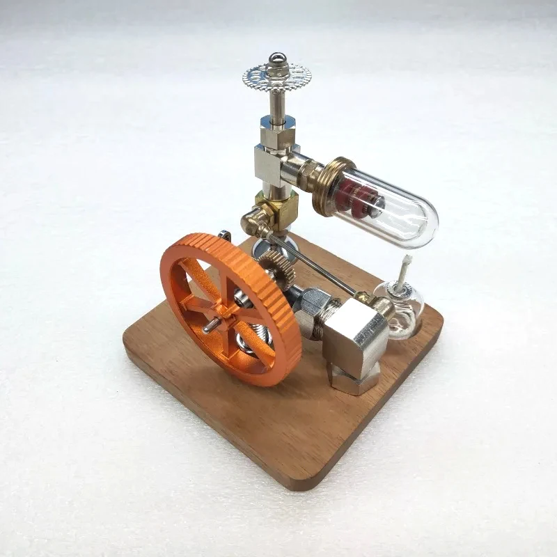 Velocidad ajustable del modelo vertical del motor del pistón libre de la ciencia física ​ ​ Juguete de tecnología de motor de combustión externa de potencia