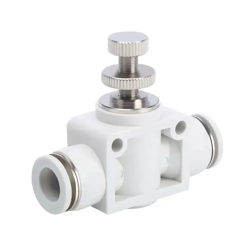 Pneumatic quick connector tracheal quick plug plastic LSA adjustable speed PA pipe throttle valve SA4/6/8/10/12
