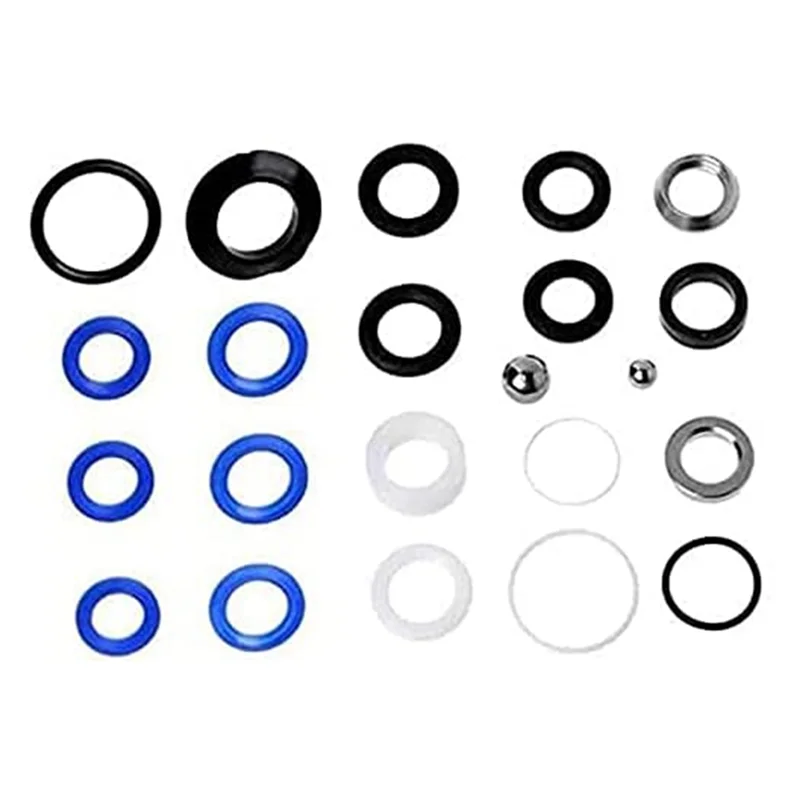 바르- 244194   에어리스 페인트 분무기용 애프터마켓 펌프 수리 포장 키트 390 395 490 495 595 3400 호환 가능(2팩)