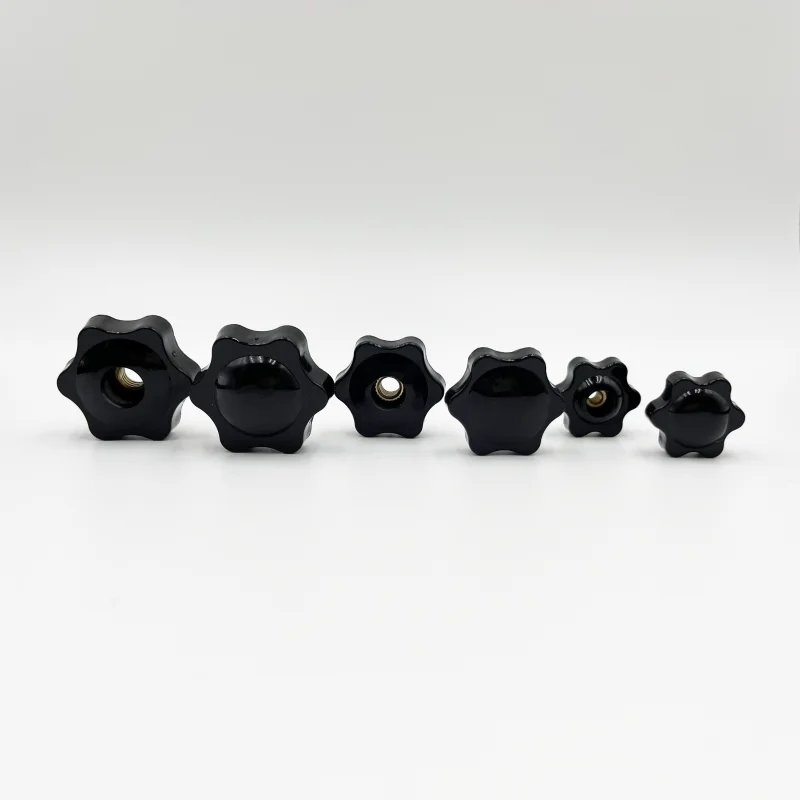 Festziehen Sie Mutter, Pflaume, handfest, Muttern, Griffgewinde, Stern, mechanisch, schwarz, Rändelmuttern, Klemmknopf, manuelle Muttern, M4, M5, M6, M8, M10, M12 – Detail 6