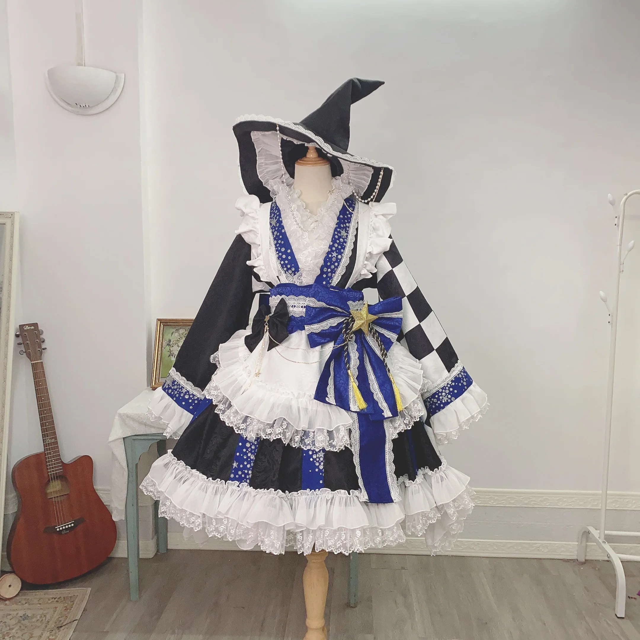 

COS-HoHo Anime Touhou Project Kirisame Marisa Game Suit Elegant Uniform Cosplay Costume Halloween Carnival Party Outfit Women