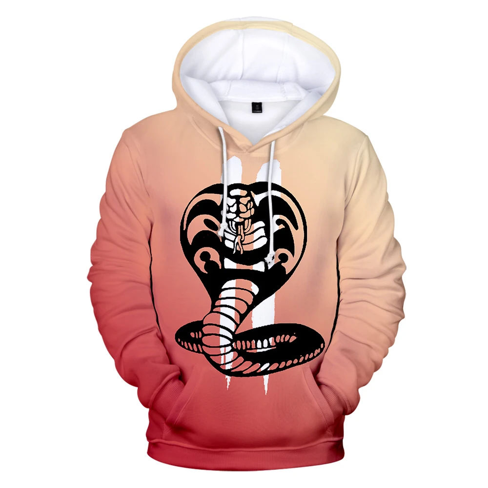 2023 NEW Fashion Casual Popular Cobra Kai 3D Printed Hoodies Men Women Autumn Streetwear Oversized Hooded Sweatshirts