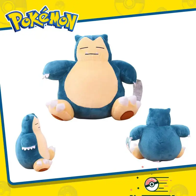 

Pokemon Kawaii Snorlax мягкие игрушки мультфильм милые плюшевые куклы декоративная подушка подарок на день рождения для детей друзей мальчиков украшение дома