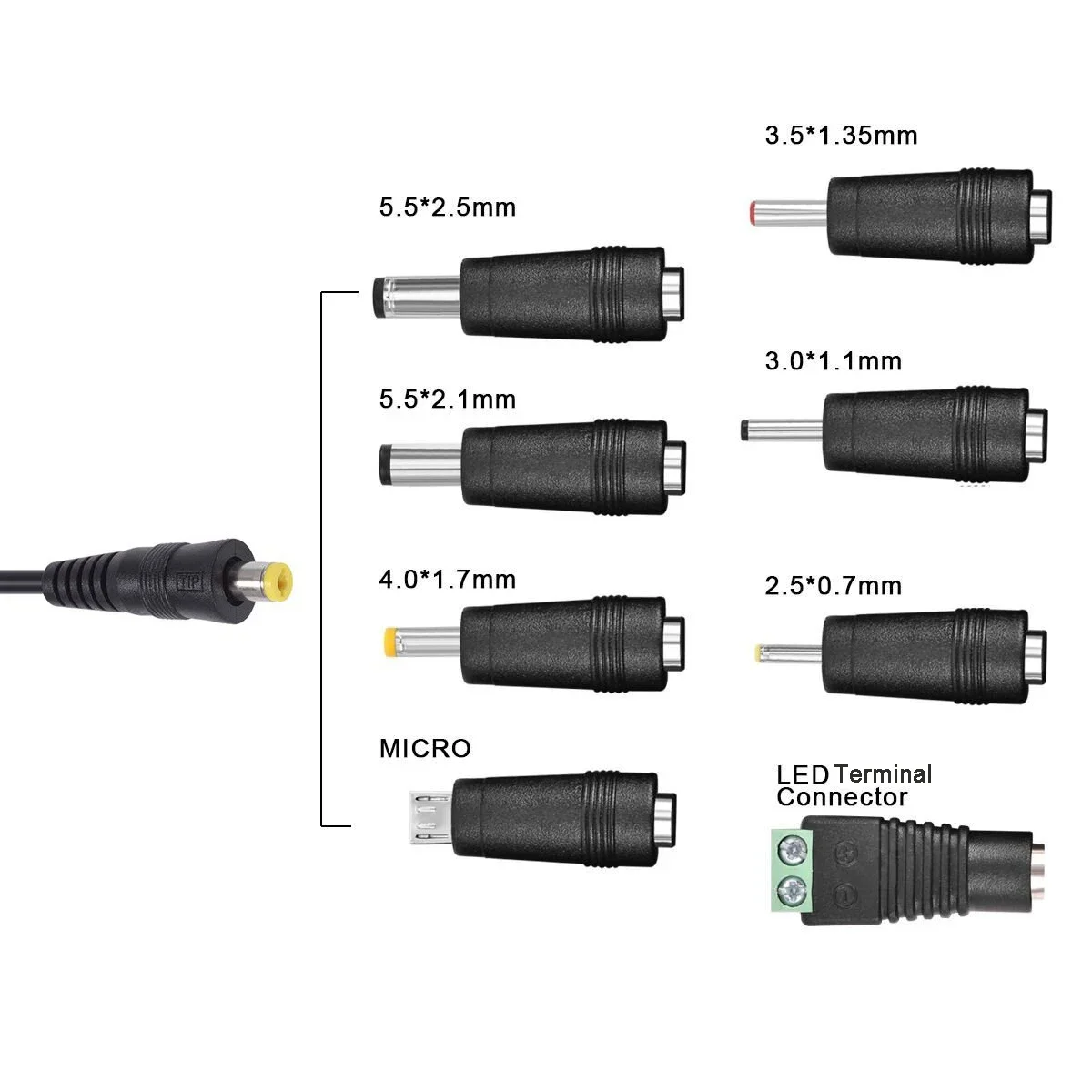 DC 3V 4.5V 5V 6V 7.5V 9V 12V 30W Adapter US/EU/UK/AU Regulowane zasilacze USB 2.1A Uniwersalna ładowarka Przełącznik zasilania