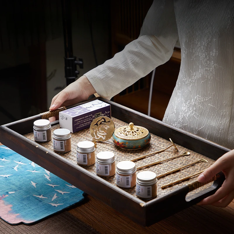 

Beginner's Incense Ceremony Seal Striking Tools Set Gift Box Incense Set Seal Mould Incense Smoking Companion Gift