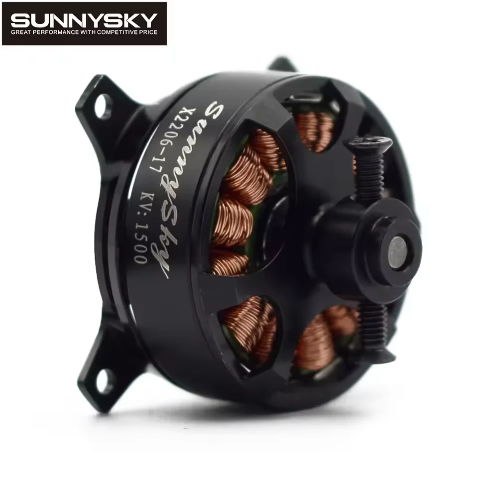 Sunnysky X2206 1500KV/1900KV 2-3S 3mm 샤프트 직경 아웃러너 브러시리스 모터 RC 에어로바틱스 비행기 멀티로터 쿼드콥터용