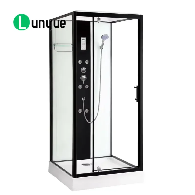 Walk-in Smart Shower Room Tempered Glass Panel Modern Bathroom Enclosure for Seaside Resort Villa Luxury Home Spa