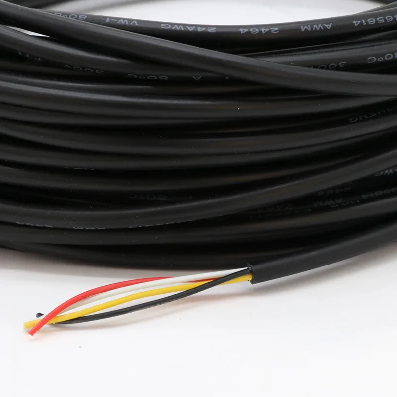 2/5/10M UL2464 Sheathed Wire Cable 30 28 26 24 22 20 18 16AWG Copper Signal Cable 2 3 4 5 6 7 8 9 10 Cores Electronic Audio Wire