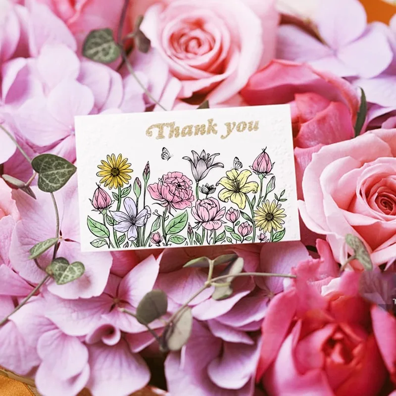 1Sheet Flower Background Clear Stamps Leaves Rubber Stamps Wishing Words Silicone Stamps Silicone Transparent Seal Stamps