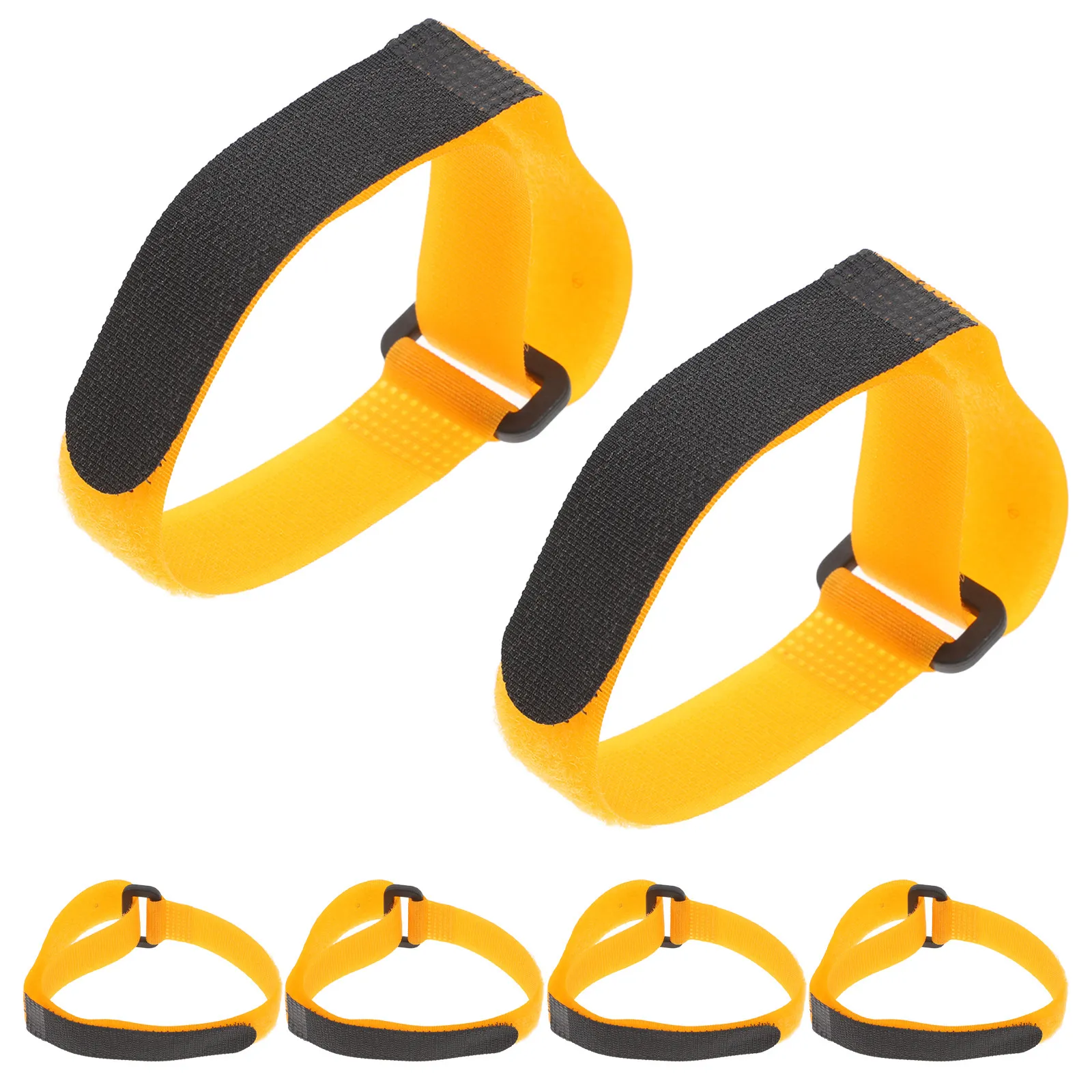 6Pcs Soccer Goal Net Fixing Band Self Adhesive Hook and Loop Tape Adjustable Cut to Size Fastening Strip for Indoor Outdoor Use - view 6