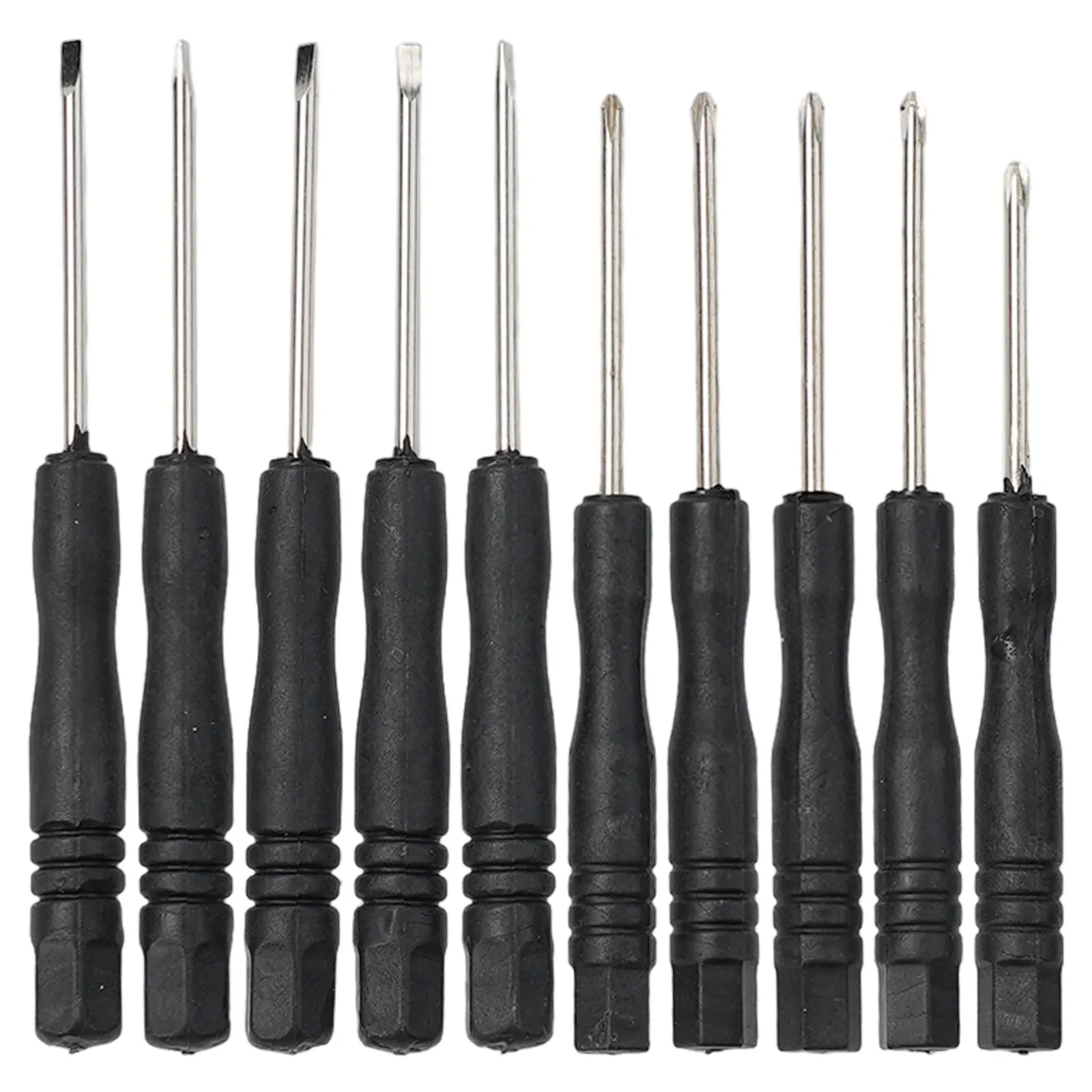 Small Screwdriver Non-Slip Precision Repair 3.22Inch Slotted /Cross 10Pcs 2mm Cutter Head Druable Practical Use