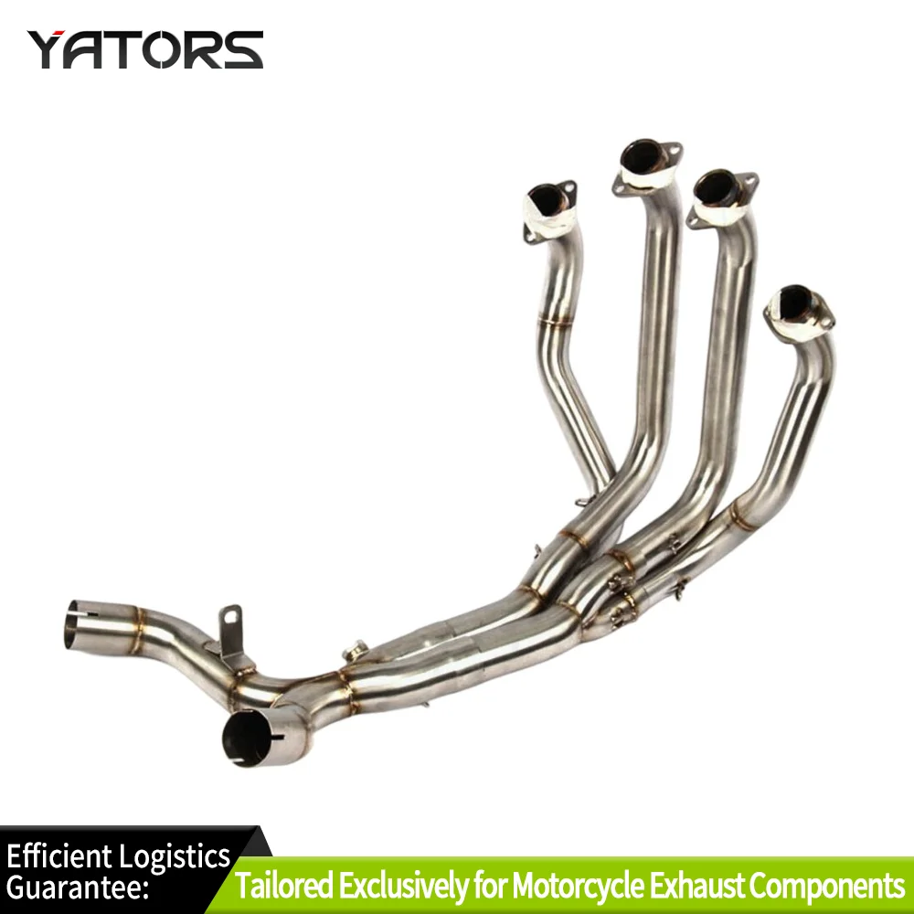 

Накладные выхлопные системы для Kawasaki Z1000 2010-2016, модифицированная система выхлопной коллекции, передняя соединительная труба, выхлопные трубы