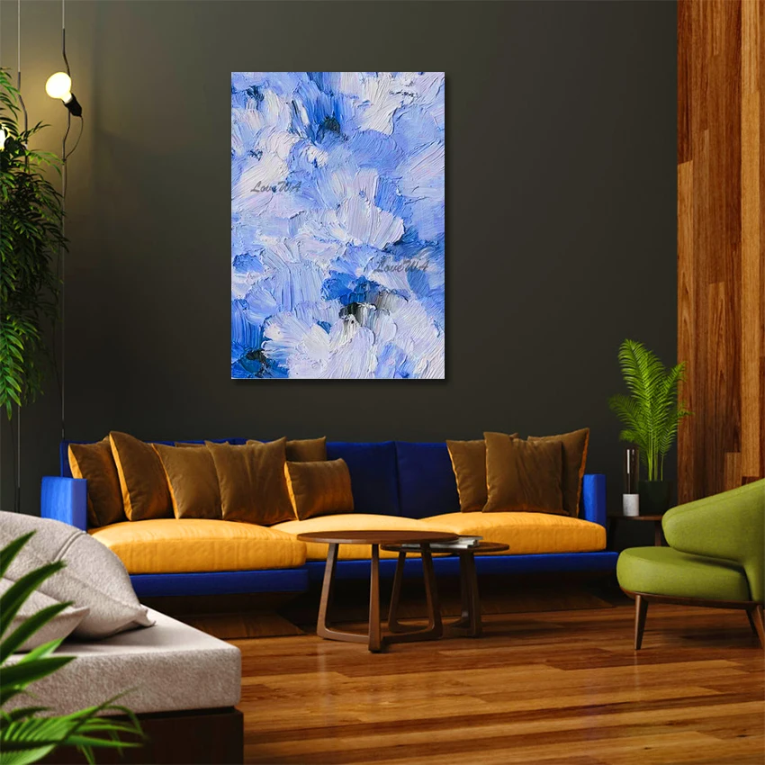 

Последнее поступление, современная акриловая картина для украшения, без рамки, холст, абстрактные художественные ножи, картины маслом, стена дизайна, горячая распродажа