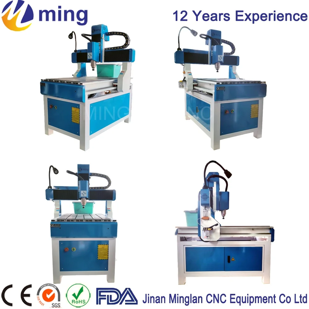 CNC Router 4040 6060 6090 Offline DSP Mold Making Mini Milling Machine with CE for Wood Aluminum Magnesium Copper Metal