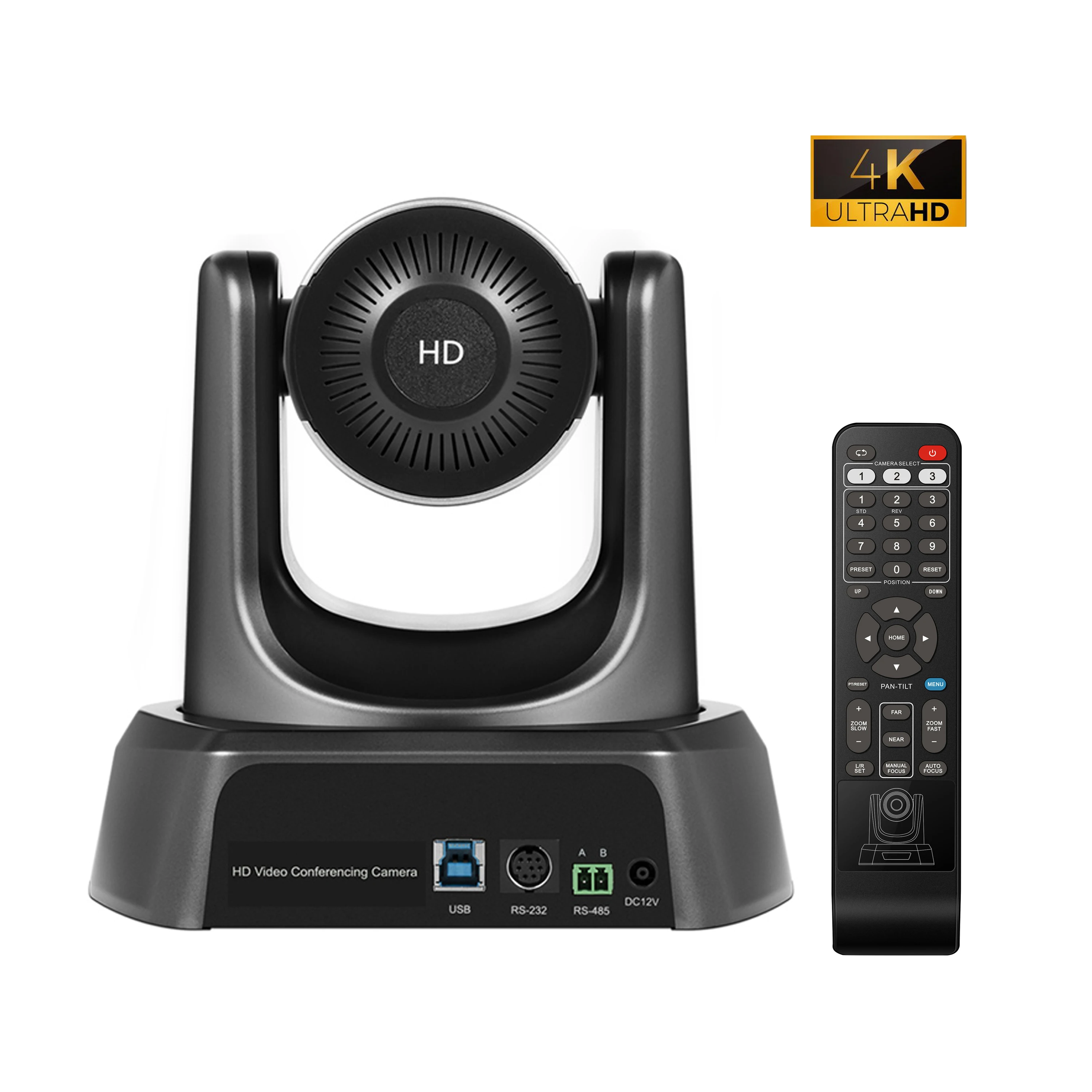 TEVO-NV4K กล้องสตรีมมิ่ง PTZ Ultra 4K 8.29MP สําหรับการถ่ายทอดสดสําหรับระบบการประชุม