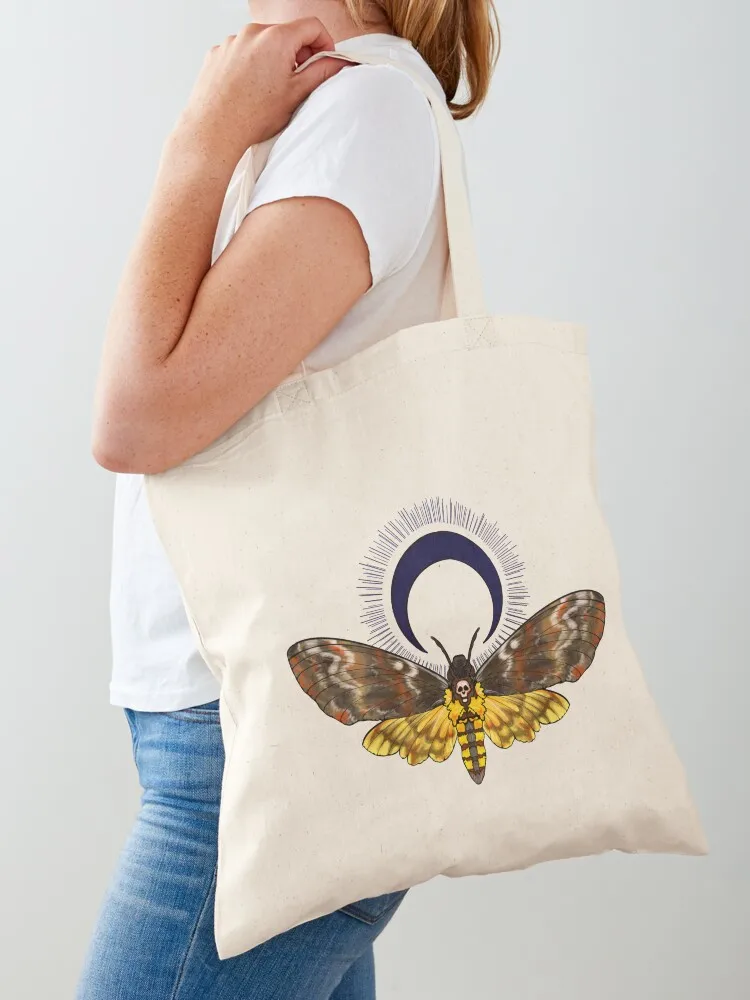 

Moth II Tote Bag Handbags women Cloth bags Canvas shoulder bag reusable grocery bags