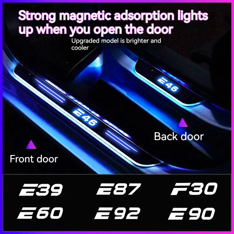 

Car door welcome light pedal threshold light car atmosphere light For BMW X1 X2 X3 X4 X5 X6 E36 E39 E46 F01 F02 F07 F10 M M135I