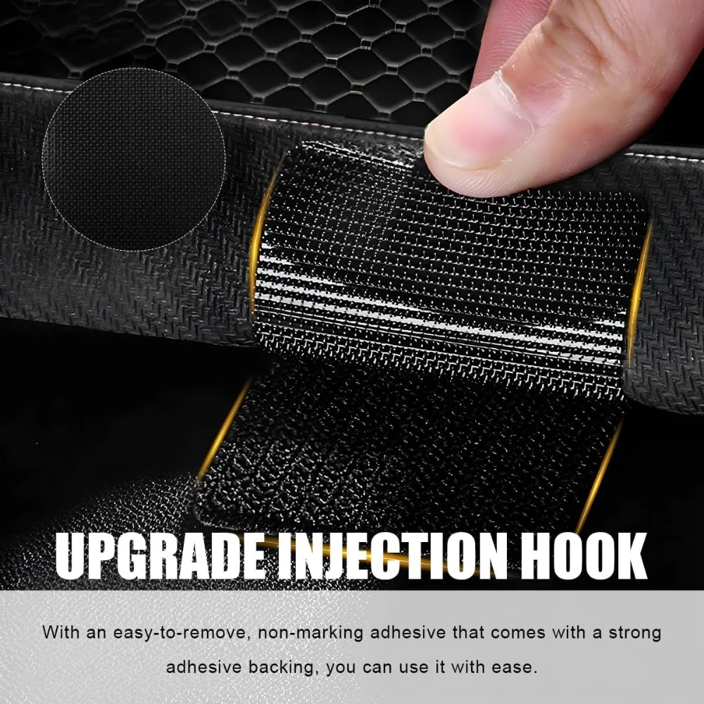 1-100Pair Carpet Fixing Stickers Double Sided Car Mat Fixing Stickers Hook and Loop Strip with Adhesive DIY Carpet Fastener Auto