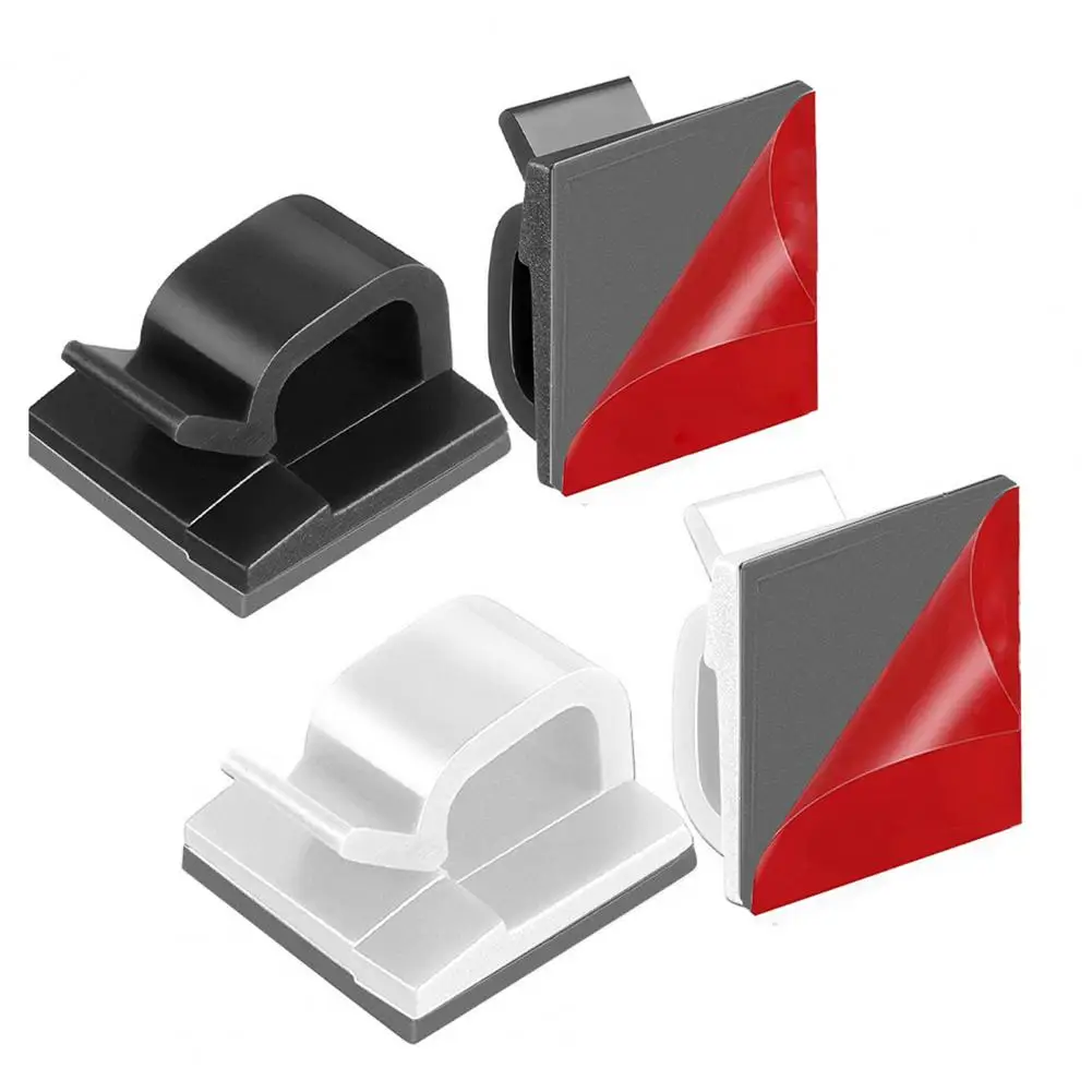 5Pcs Cable Organizer Mini Cable Winder USB Charging Cable Clips Desk Tidy Organiser USB Charging Data Line Wire Cord Holder