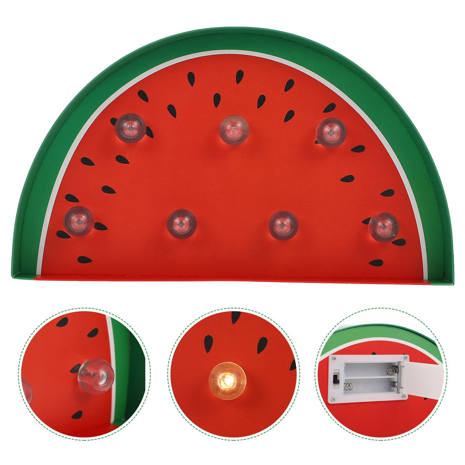 

Fruit Shaped Paper Watermelon Night Light Portable Decor Led Neon Lamp Bedroom Living Paper Night Light Room Party