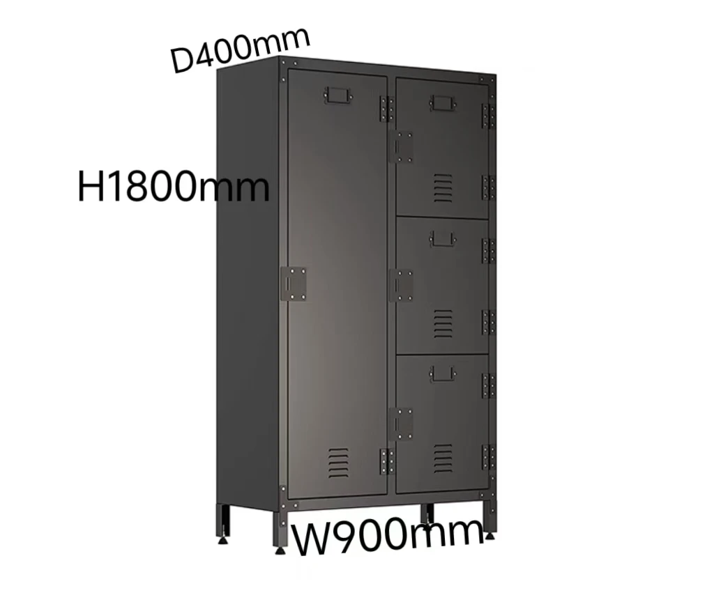 Steel cabinets household furniture with adjustable shelves and bedroom hangers, bedroom living room reasonably priced
