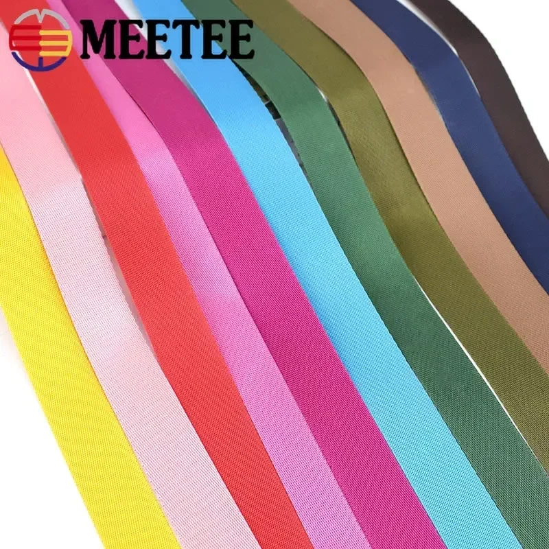 

5Meter Polyester Nylon Webbing Tape 20-50mm Decorative Ribbon Band Backpack Bag Strap Dog Collar Bias Binding Sewing Accessories