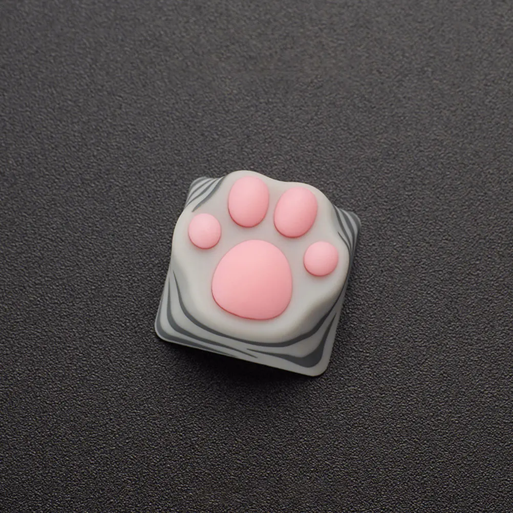 

Silicone Cat Keycaps Replacement Computer Keyboard White Keycap For Pc Keyboard Cartoon Decorative Mechanical Accessories