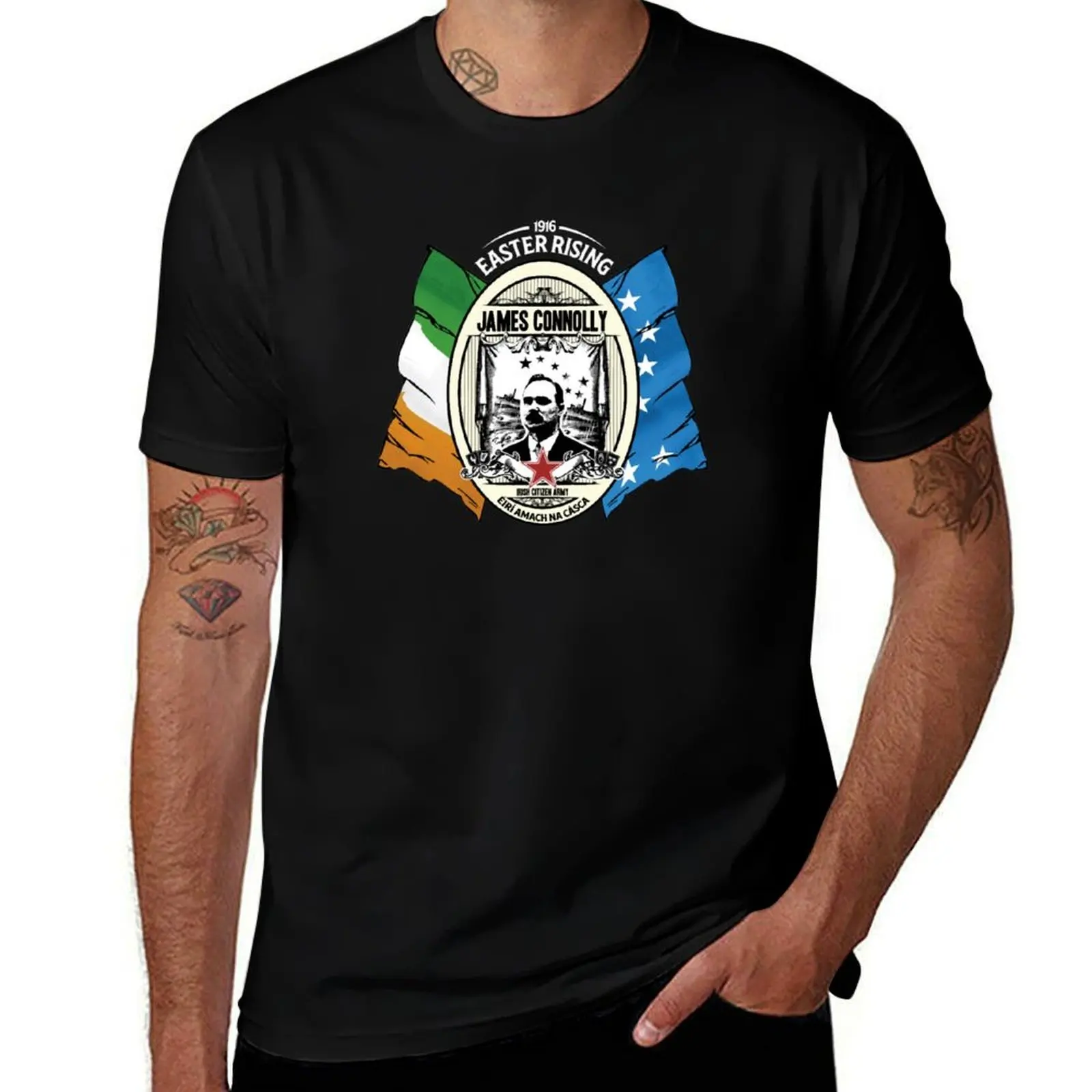 

James Connolly - Irish Citizen Army T-Shirt oversizeds oversize t-shirts man vintage t shirts sweat shirts, men