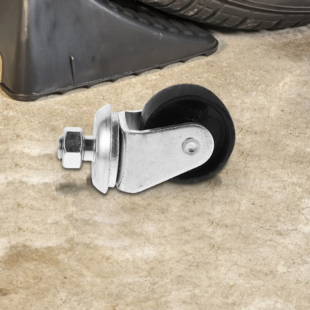 2 Pcs Floor Jack Casters Swivel Wheels Replacement Parts Heavy Duty Ball Accessory