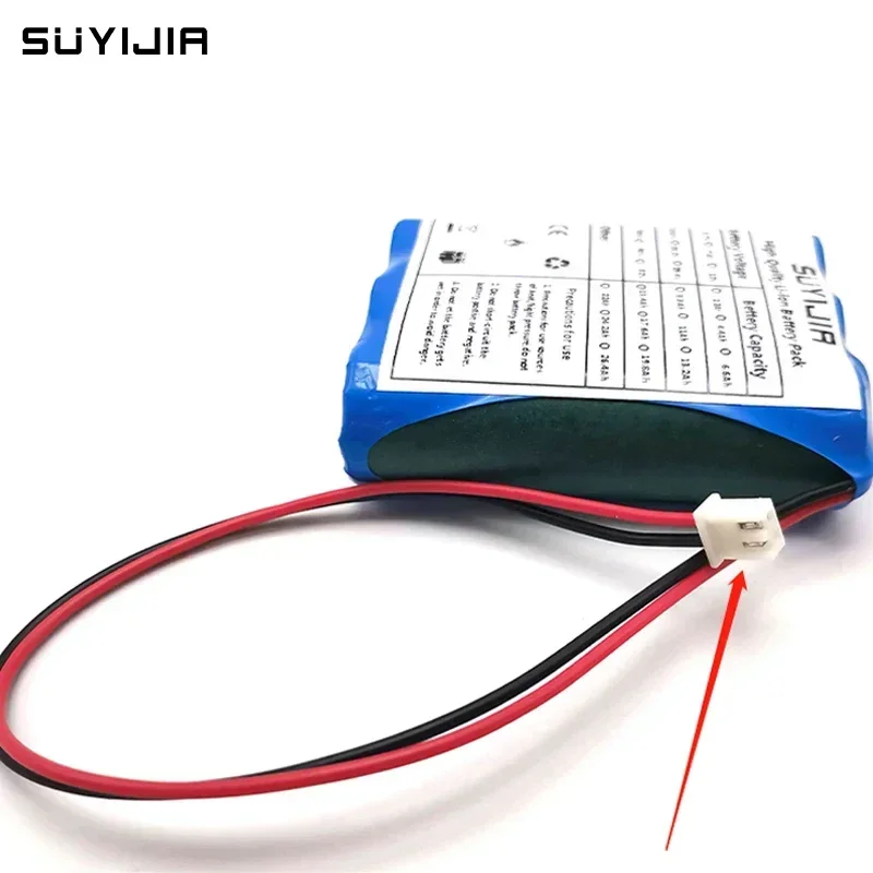 18650 Battery 12.6V/11.1V 3500mAh 12V 3S1P Lithium-ion Battery Pack W/ BMS for Backup Power Ups CCTV Camerar Speaker Bluetooth