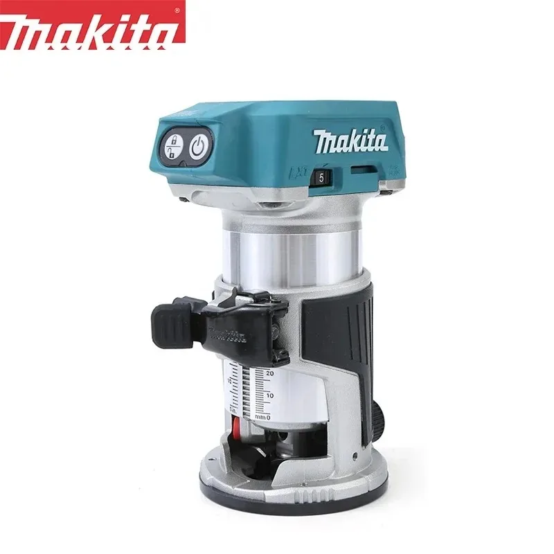 Makita DRT50 Original CORDLESS TRIMMER Rechargeable Trimming Machine Brushless Slotting Tool Milling Woodwork Engraving Machine