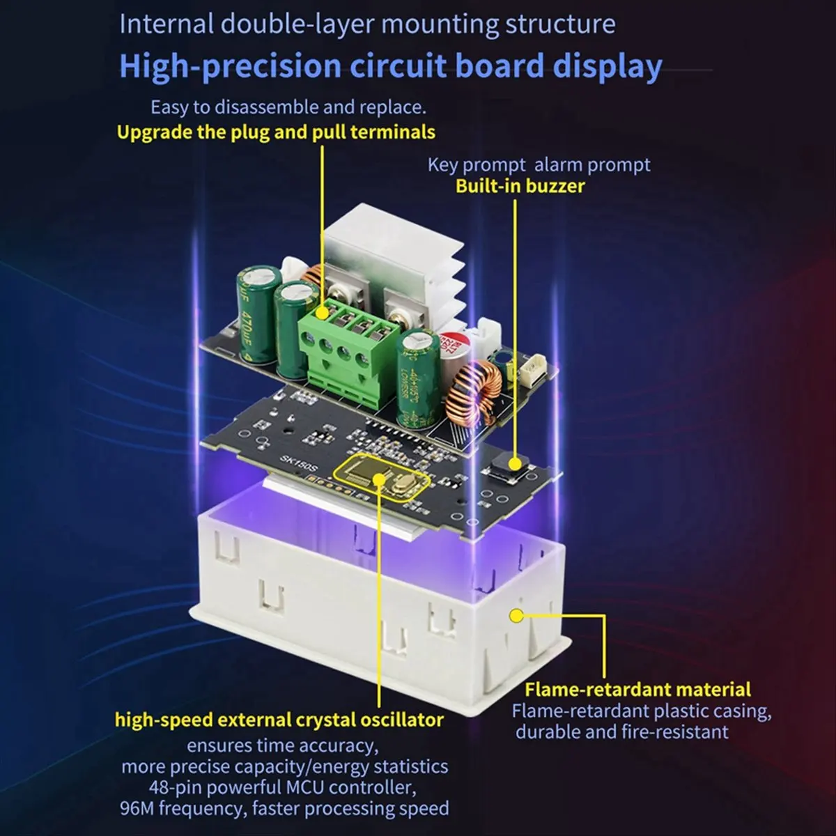 A85P SK120S Adjustable DC Regulated Power Supply+433M Kit Constant Voltage Constant Current 7A 120W Step-Down Module