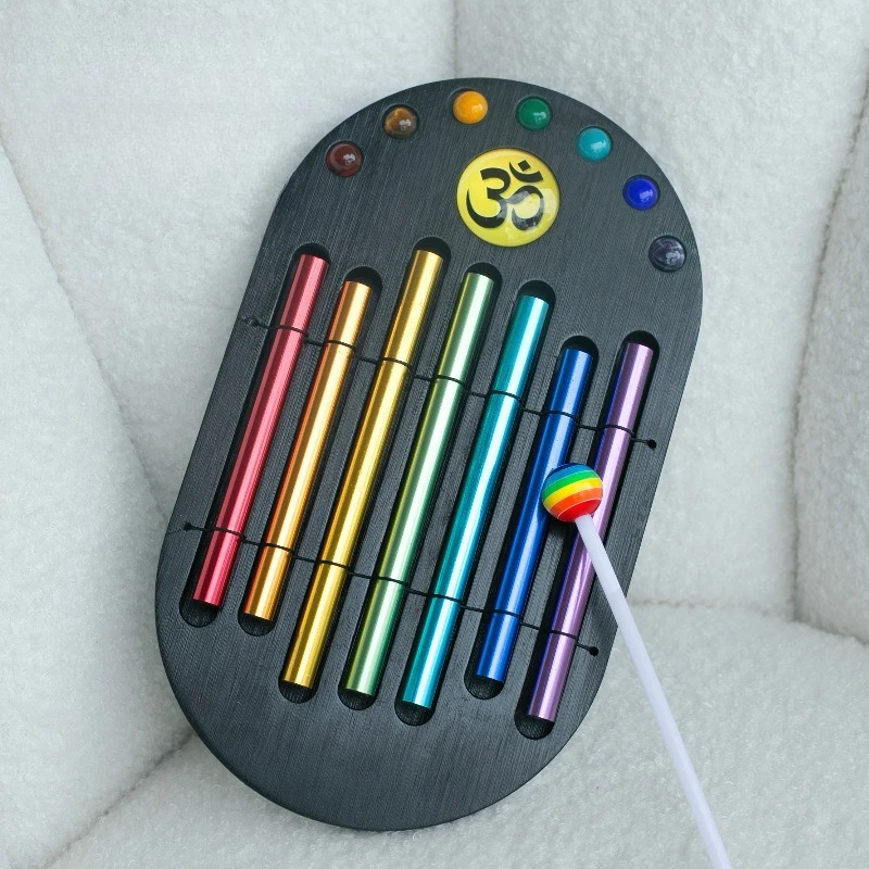 7 colores tono meditación terapia de sonido Yoga canto sonido haz música acompañamiento243
