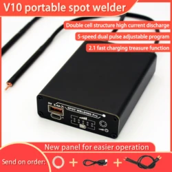 Portable DIY Spot Welder Mini Spot Welding Machine With SuperCharge power bank Pen Nickel Plate 18650 Battery Spot Welder