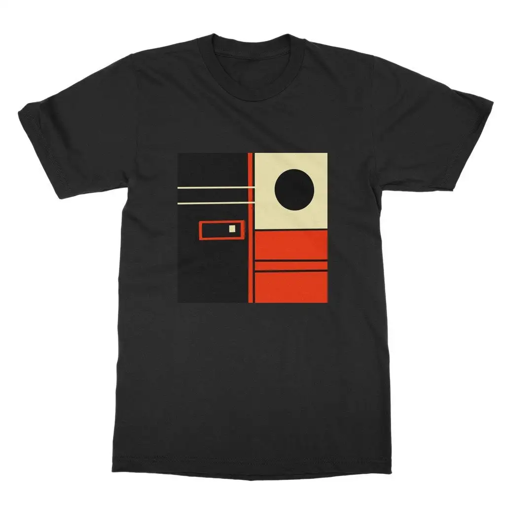 Geometric Bauhaus design Classic T Shirt Mens Tops Womens Made in the UK