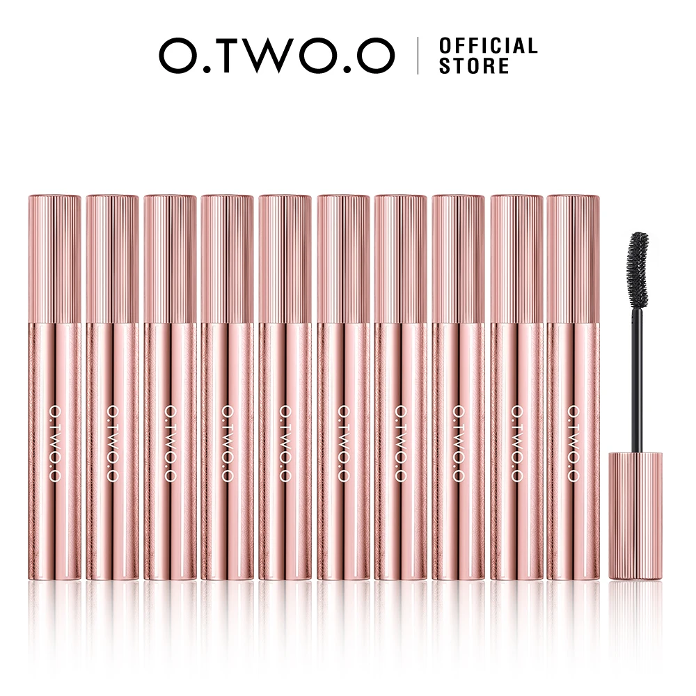 

O.TWO.O 10pcs/set 4D Mascara Lengthening Black Extra Volume Long -lasting Hyper-Curl Eyelash Non-smudging Mascara Makeup Kit