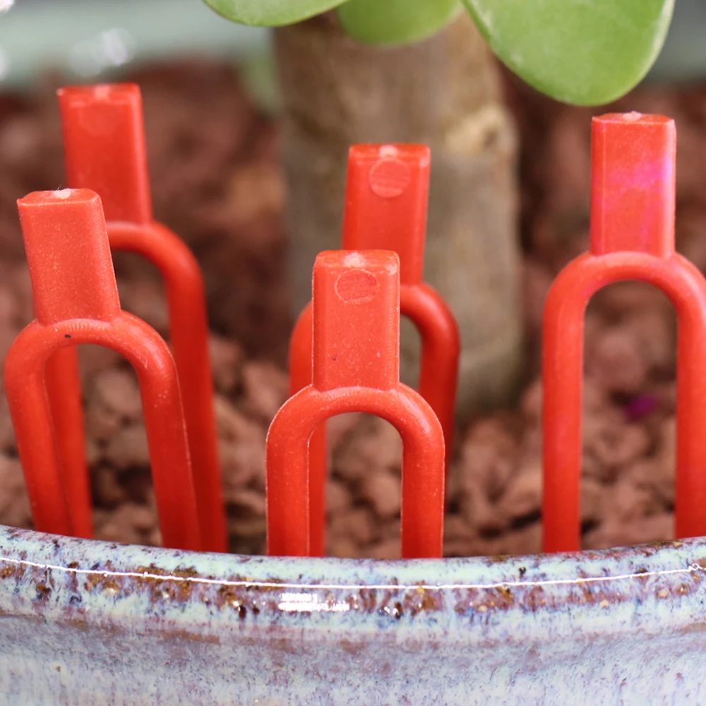 30PCS Plant Stem Creeping Holder 55/65MM Garden Watermelon Planting Fork  Strawberry Fixing Clamp Clip Reusable Vine Holder