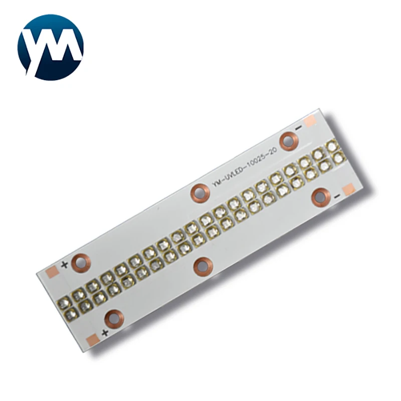 3535 modulo LED UV 120W UV LED365nm Chip Led 385nm luce 405nm lente al quarzo per la polimerizzazione