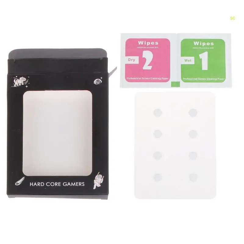 Pés mouse vidro atualizados, almofadas patins para mouse jogos, faça você mesmo, universal, dropship