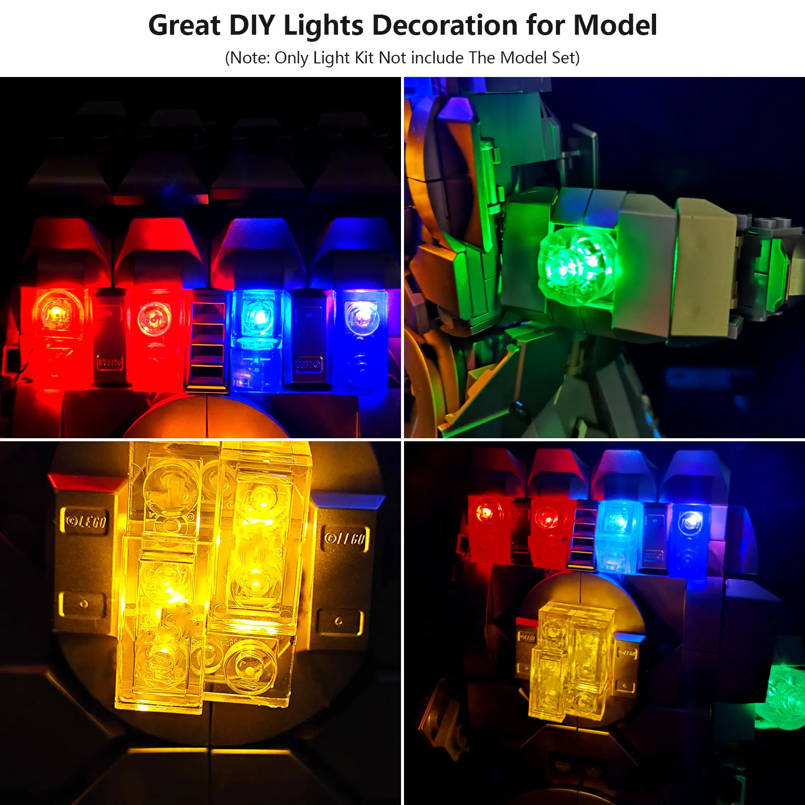 BRIXSPARK DIY LED Lights Kit Compatible with Lego 76191 MOC Building Blocks, Model Bricks Not Included