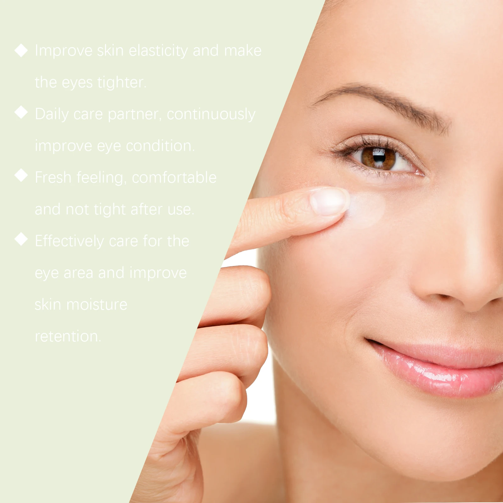 Hoygi Collagen Eye Roller Serum Anti Dark Circles Eye Bags Puffy Eyes Brightening Tighten Lifting Moisturizing Eye Serum Cream