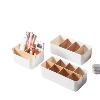 리모컨 거치대 책상 보관 정리함 컨테이너, 대나무 목재 파티션, 탈착식 보관함, 책상 사무용품