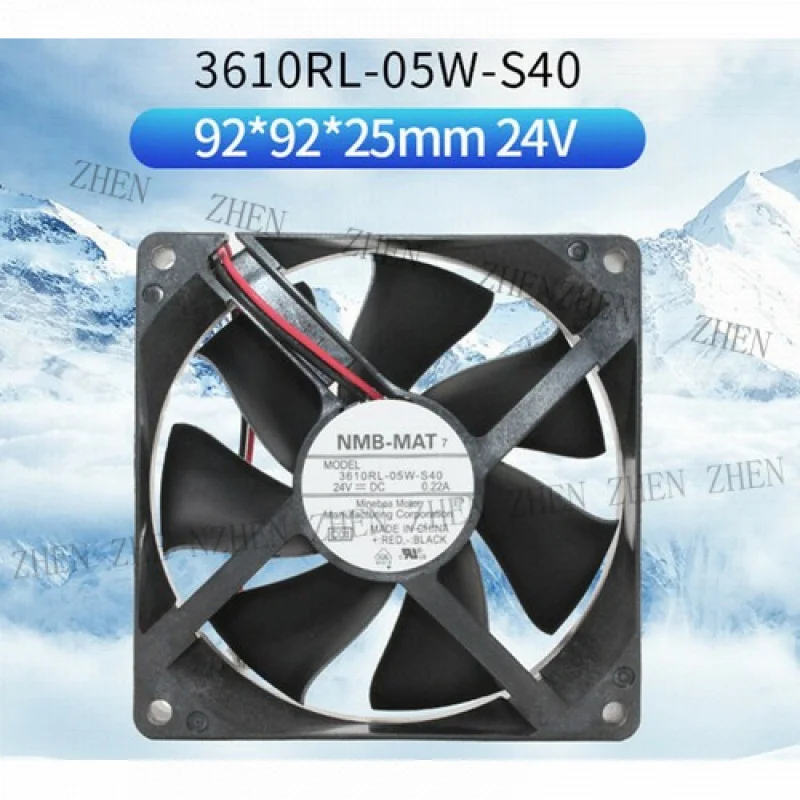 

Y 3610RL-05W-S40 9025 24V 0.22A cooling fan