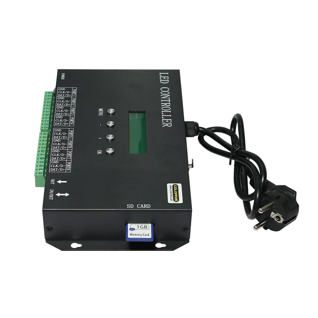 Nuovo H807sa 8 porte Madix Jinx! Controller Artnet a SPI 8160 Pixel WS2811 WS2812 WS2815 per luci di striscia Led RGB
