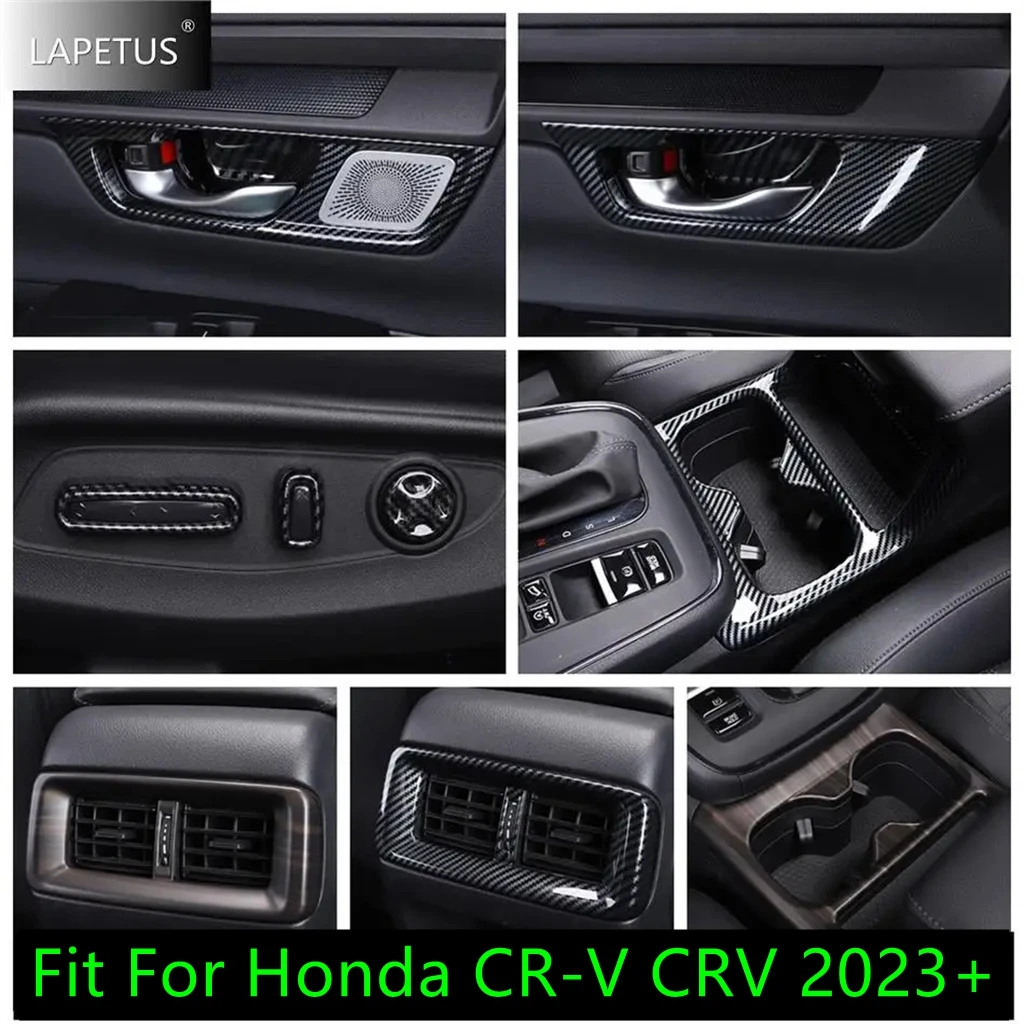 

Auto Front Water Cup / Door Handle Bowl / Seat Adjust Panel / Rear Air Vent Accessories Cover Trim For Honda CR-V CRV 2023 2024