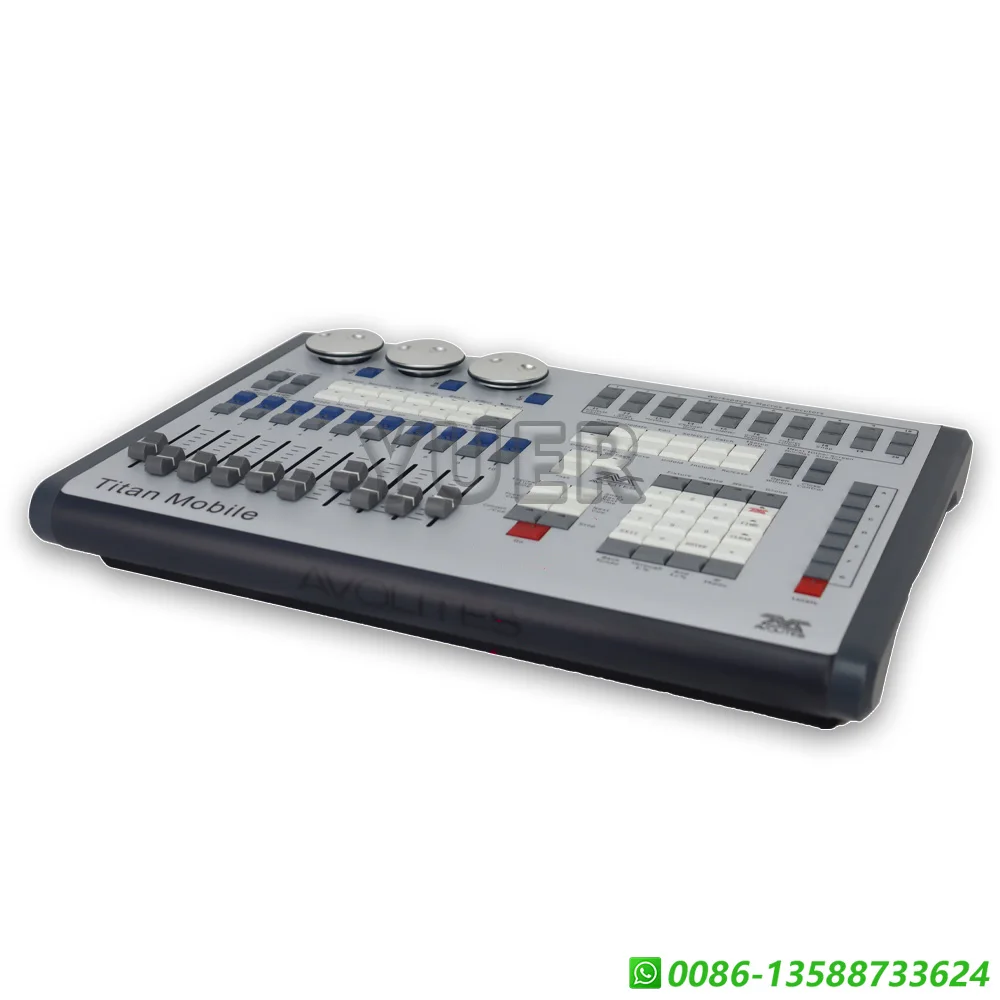 Imagem -04 - Titan-professional Mobile Console Wing Iluminação de Palco dj Disco Independent Dmx512 Output 2048 Canais 16 Canais