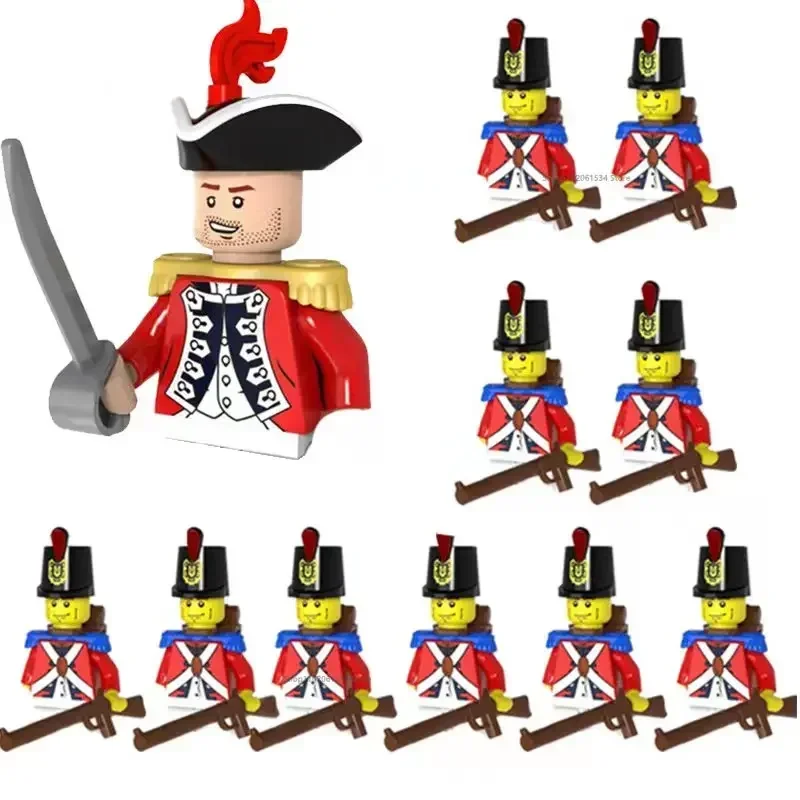 11-teiliges Set WW2 Mini Militär Kaiserliche Marine Soldaten Bausteine Figuren Lernspielzeug für Jungen Weihnachtsgeschenk