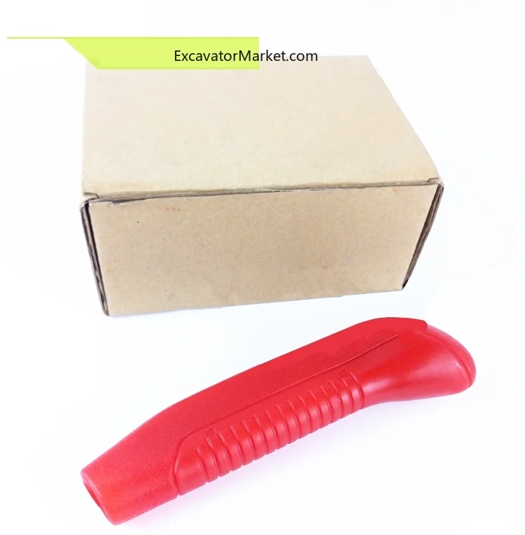 For Daewoo Doosan 150 220 225 300-7-9-5 Excavator Hydraulic safety lock red handle red grip Excavator Accessories For excavator