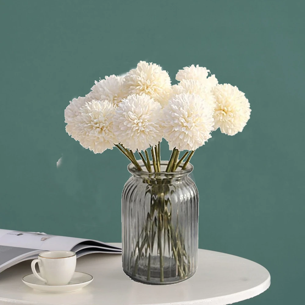 

10/15pcs Artificial Flowers Chrysanthemum Halloween Home Room Table Decor Outdoor Garden Wedding Wreath Bridal Bouquets DIY Gift